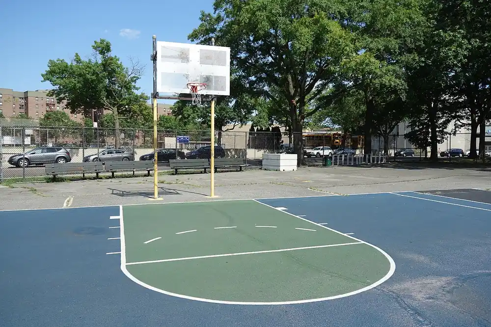 outdoor basketball hoop