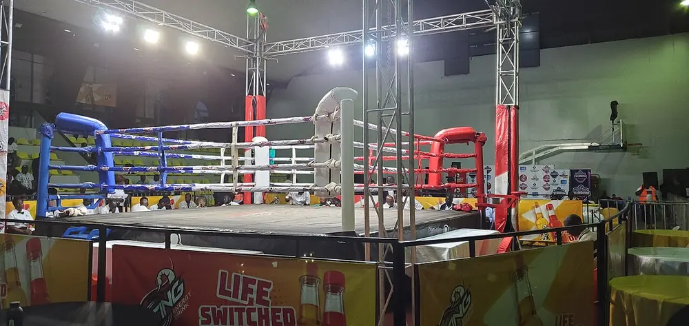 empty boxing ring