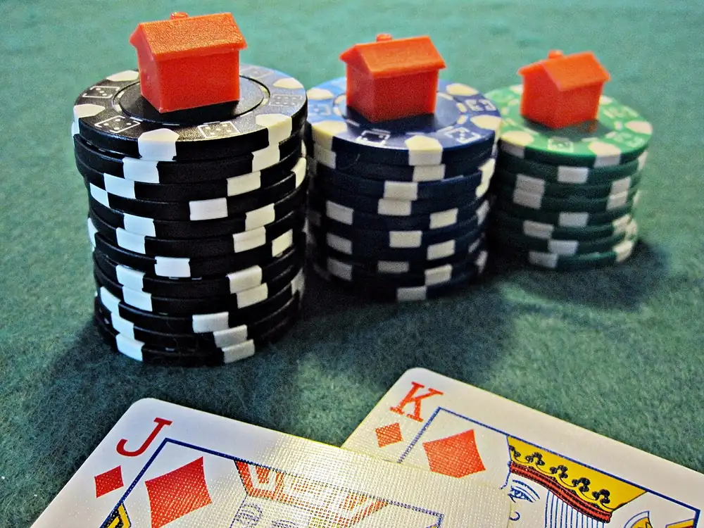 Poker chips stacked in piles - lotto max online casino canada real money
