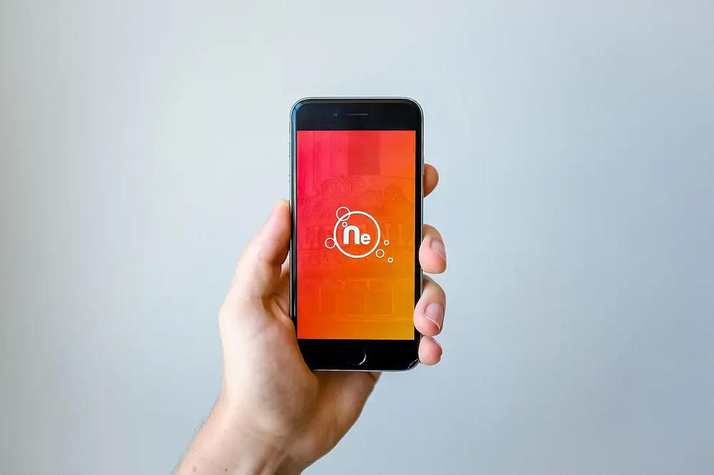smartphone in hand