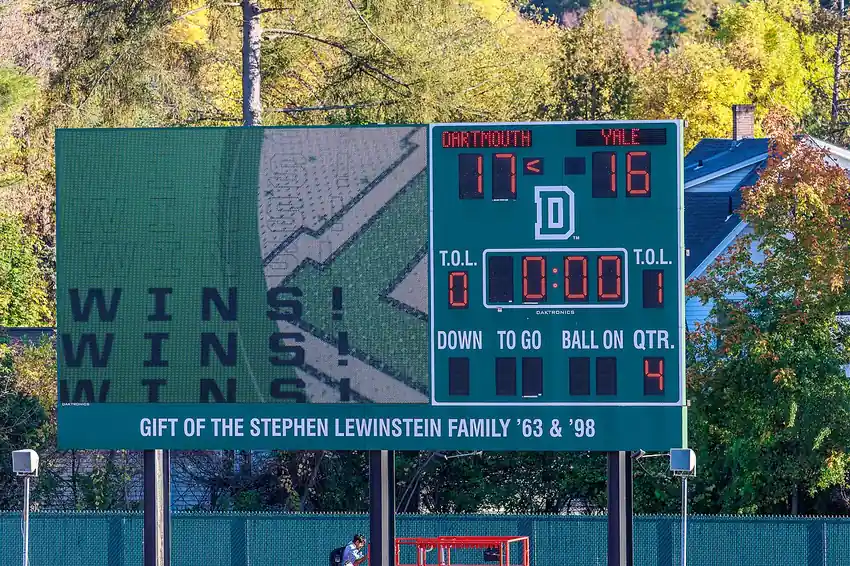 stadium scoreboard