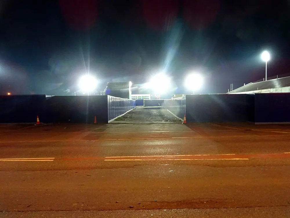 football floodlights